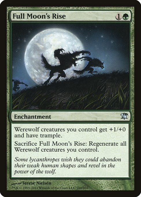 Full Moon's Rise - Innistrad Uncommon Card