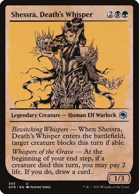 Shessra, Death's Whisper - Adventures in the Forgotten Realms Uncommon Card