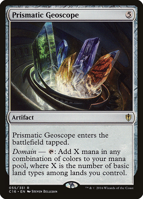 Prismatic Geoscope - Commander 2016 Rare Card
