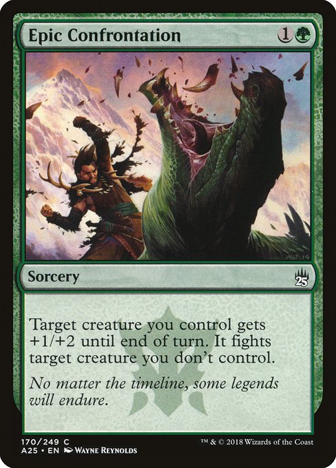 Epic Confrontation - Masters 25 Common Card