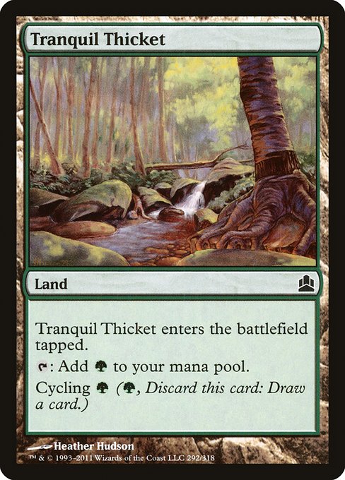 Tranquil Thicket - Commander 2011 Common Card