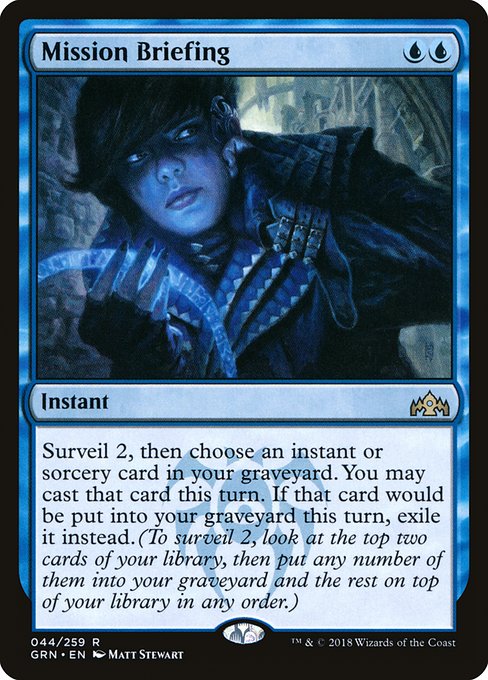 Mission Briefing - Guilds of Ravnica Rare Card