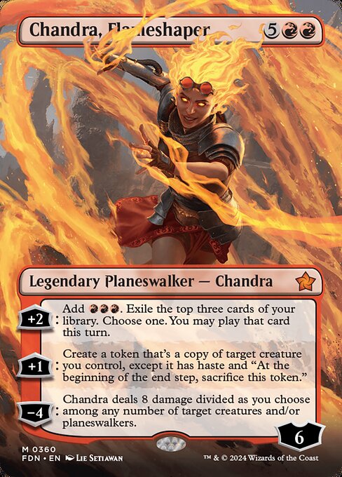 Chandra, Flameshaper - Foundations Mythic Card