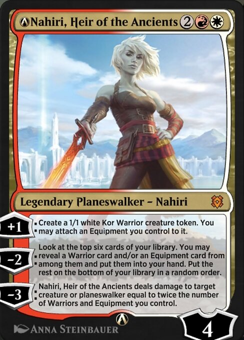 A-Nahiri, Heir of the Ancients - Zendikar Rising Mythic Card