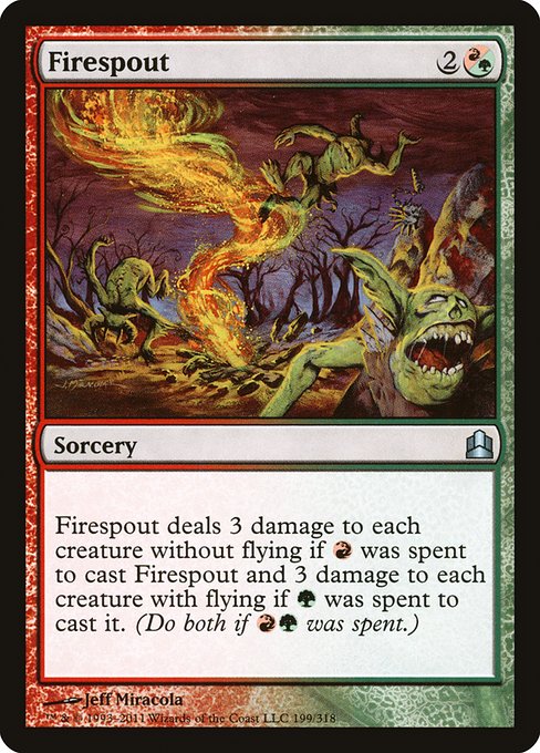 Firespout - Commander 2011 Uncommon Card