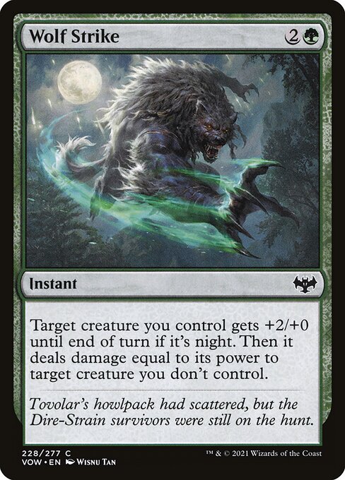 Wolf Strike - Innistrad: Crimson Vow Common Card