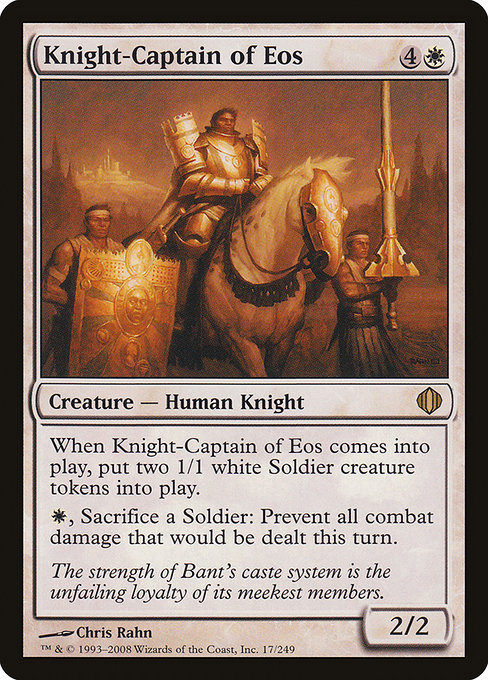 Knight-Captain of Eos - Shards of Alara Rare Card