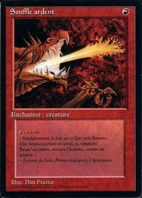 Firebreathing - Foreign Black Border Common Card