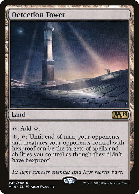 Detection Tower - Core Set 2019 Rare Card