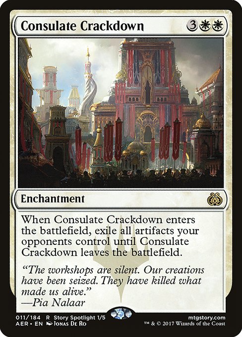 Consulate Crackdown - Aether Revolt Rare Card