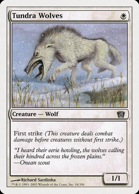Tundra Wolves - Eighth Edition Common Card