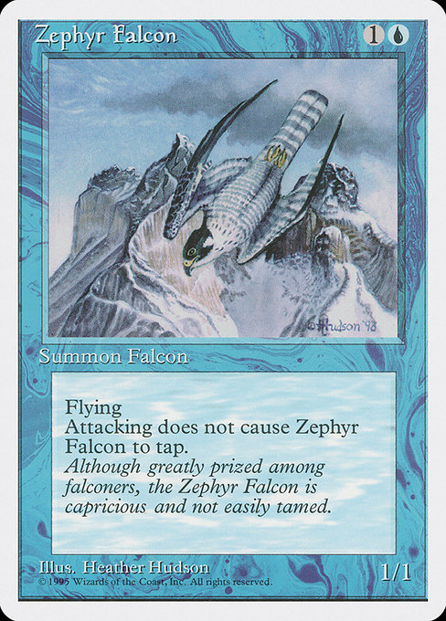 Zephyr Falcon - Fourth Edition Common Card