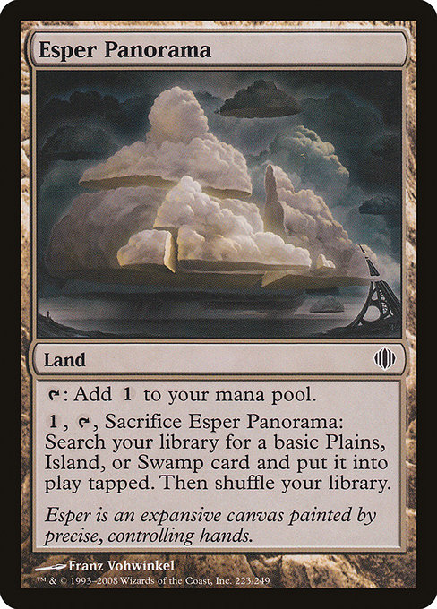 Esper Panorama - Shards of Alara Common Card