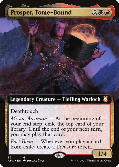 Prosper, Tome-Bound - Forgotten Realms Commander Mythic Card