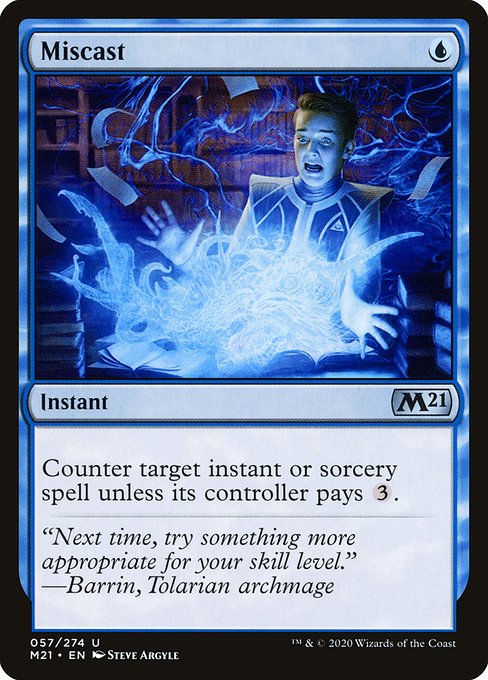 Miscast - Core Set 2021 Uncommon Card
