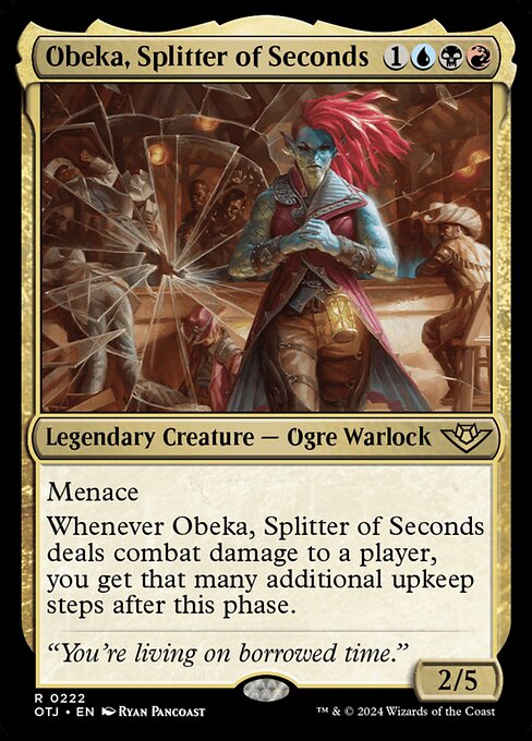 Obeka, Splitter of Seconds - Outlaws of Thunder Junction Rare Card
