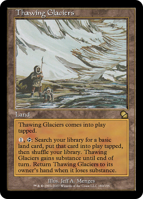 Thawing Glaciers - Masters Edition Rare Card