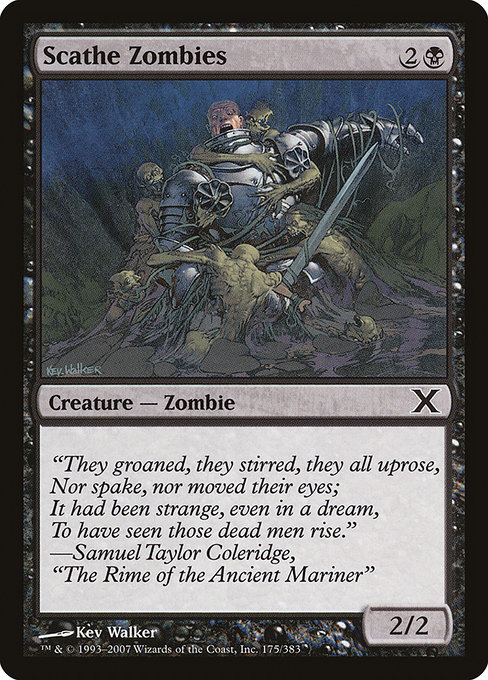 Scathe Zombies - Tenth Edition Common Card