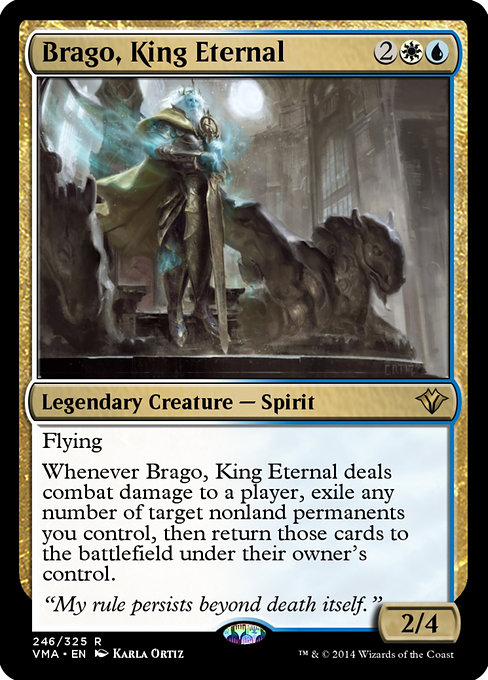 Brago, King Eternal - Vintage Masters Rare Card