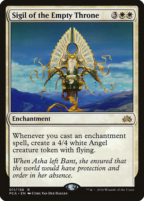 Sigil of the Empty Throne - Planechase Anthology Rare Card
