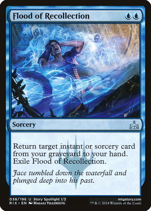 Flood of Recollection - Rivals of Ixalan Uncommon Card