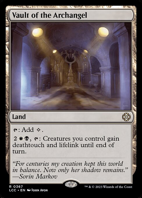 Vault of the Archangel - The Lost Caverns of Ixalan Commander Rare Card