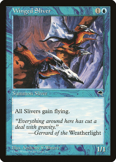 Winged Sliver - Tempest Common Card