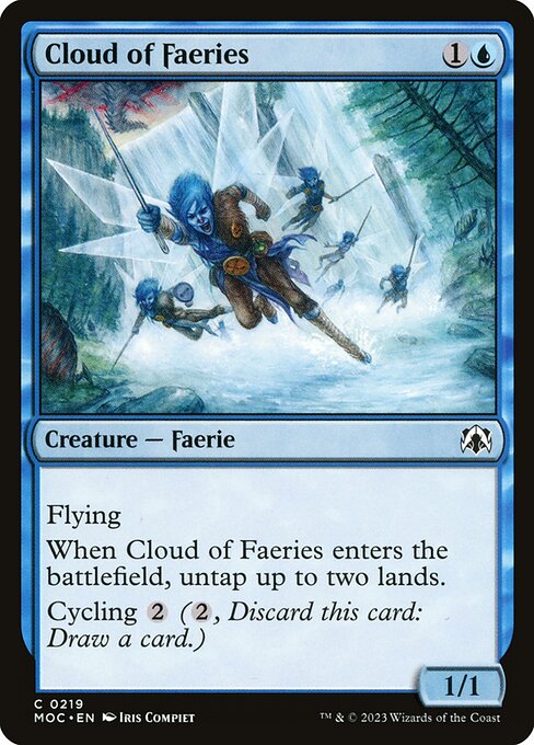 Cloud of Faeries - March of the Machine Commander Common Card