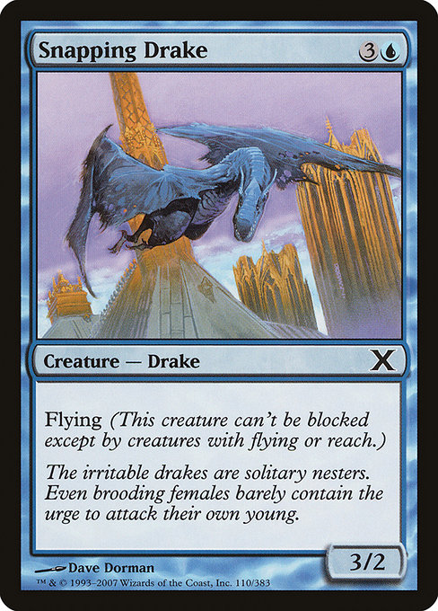 Snapping Drake - Tenth Edition Common Card