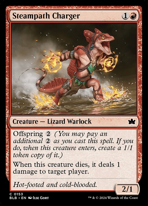 Steampath Charger - Bloomburrow Common Card