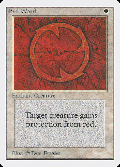 Red Ward - Unlimited Edition Uncommon Card
