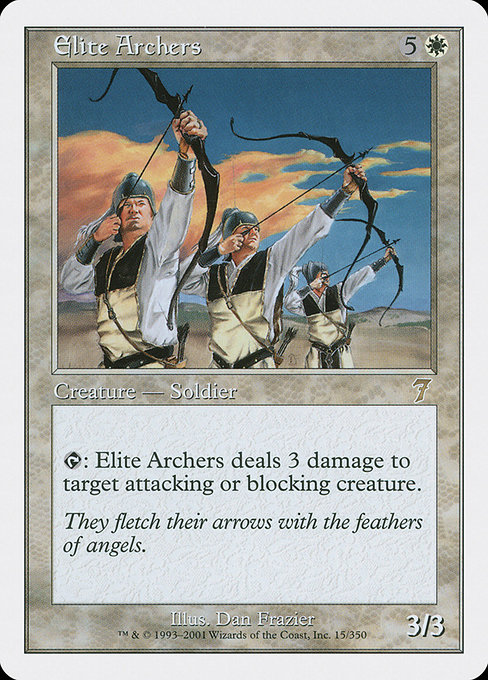 Elite Archers - Seventh Edition Rare Card