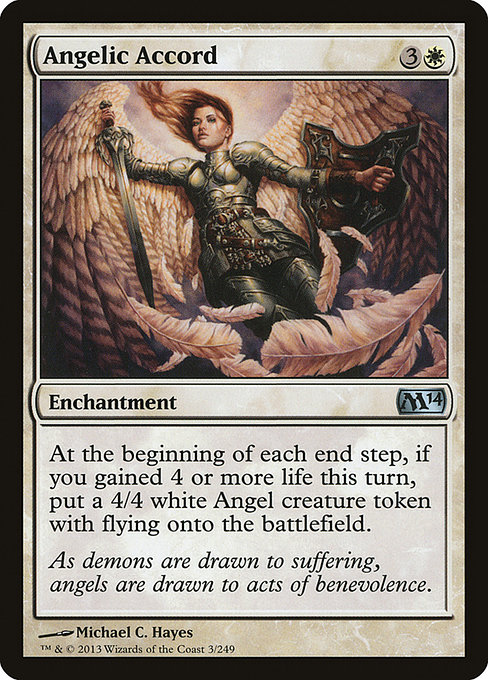 Angelic Accord - Magic 2014 Uncommon Card