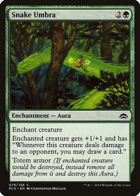 Snake Umbra - Planechase Anthology Common Card