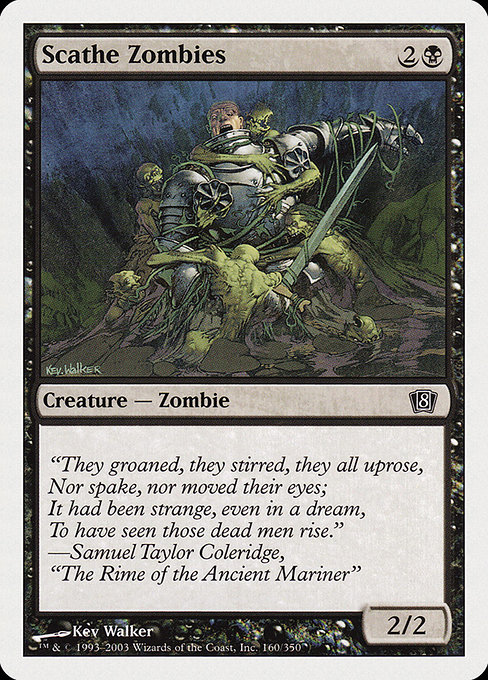 Scathe Zombies - Eighth Edition Common Card