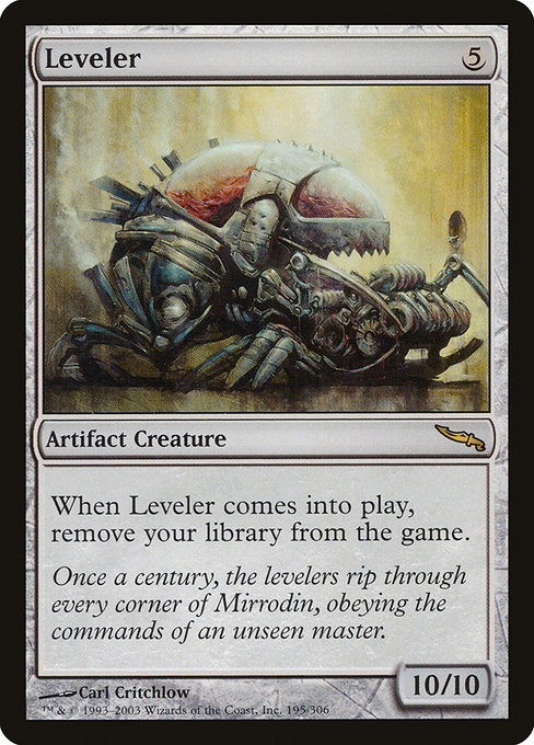 Leveler - Mirrodin Rare Card