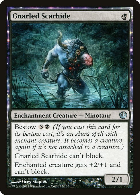Gnarled Scarhide - Journey into Nyx Uncommon Card