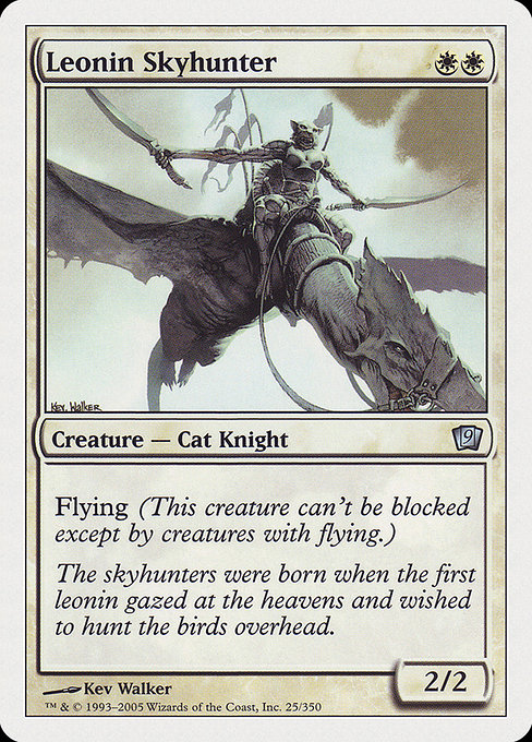 Leonin Skyhunter - Ninth Edition Uncommon Card
