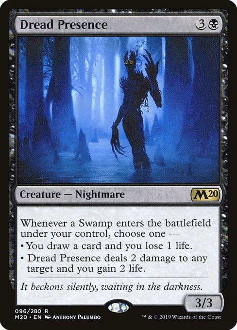 Dread Presence - Core Set 2020 Rare Card