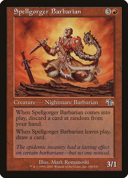 Spellgorger Barbarian - Judgment Common Card