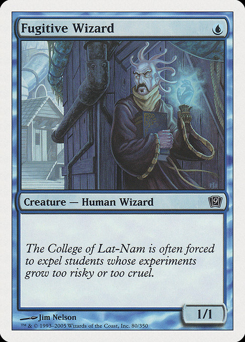 Fugitive Wizard - Ninth Edition Common Card