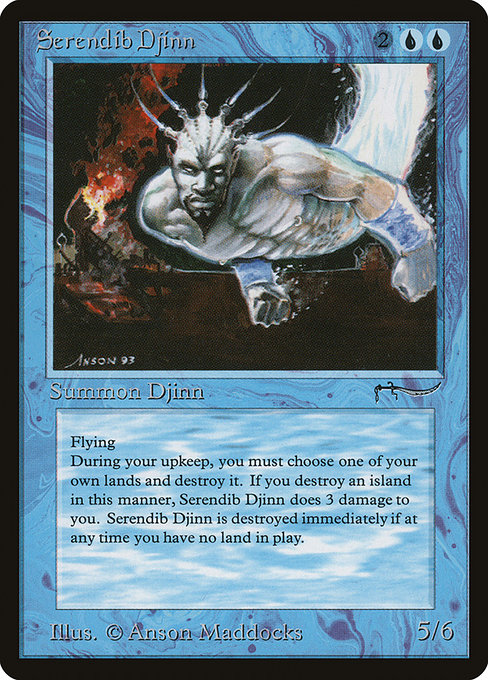 Serendib Djinn - Arabian Nights Rare Card