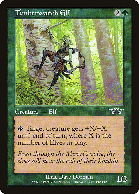 Timberwatch Elf - Legions Common Card