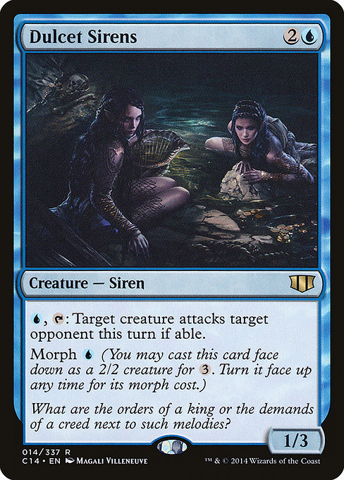 Dulcet Sirens - Commander 2014 Rare Card