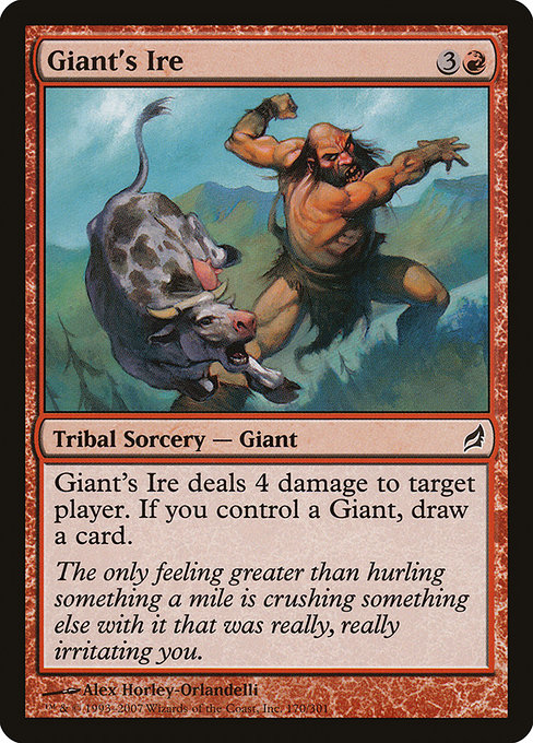 Giant's Ire - Lorwyn Common Card