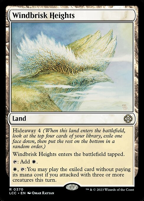 Windbrisk Heights - The Lost Caverns of Ixalan Commander Rare Card