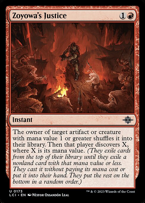 Zoyowa's Justice - The Lost Caverns of Ixalan Uncommon Card