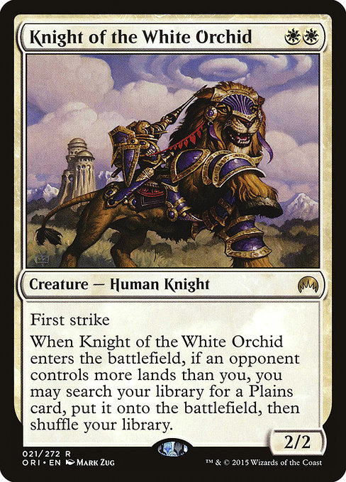 Knight of the White Orchid - Magic Origins Rare Card