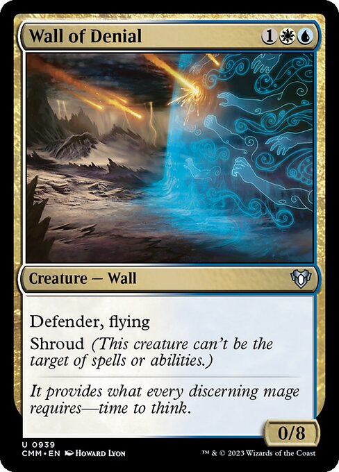 Wall of Denial - Commander Masters Uncommon Card