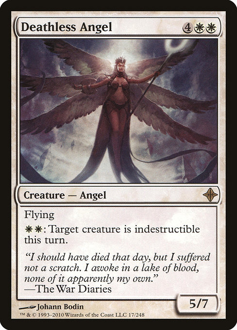 Deathless Angel - Rise of the Eldrazi Rare Card